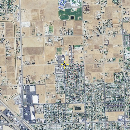Aerial/Satellite Image of Bethel Southern Baptist Church, CA