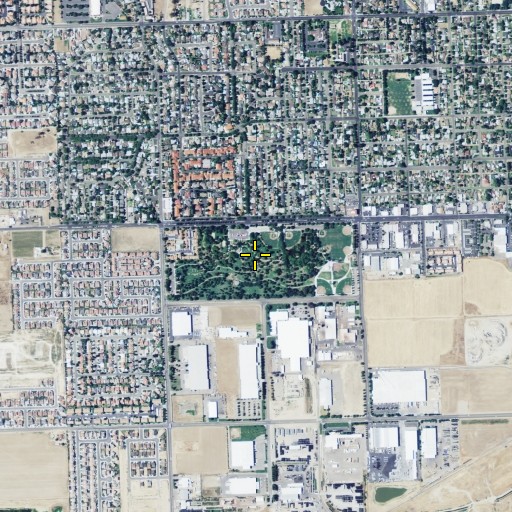 Aerial/Satellite Image of Madera-Lions Town and Country Regional Park, CA