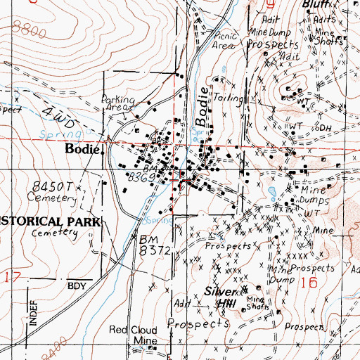 Topographic Map of Doctor Streets House, CA