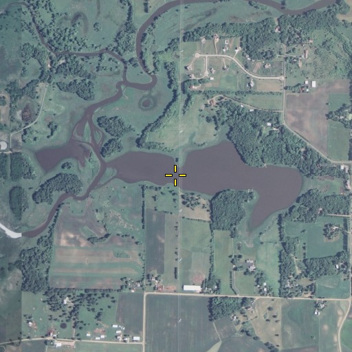 Aerial/Satellite Image of Cook Lake, MN