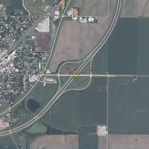 Aerial/Satellite Image of Interchange 140, IL