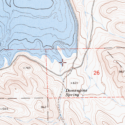 Topographic Map of Basalt Day Use Area, CA