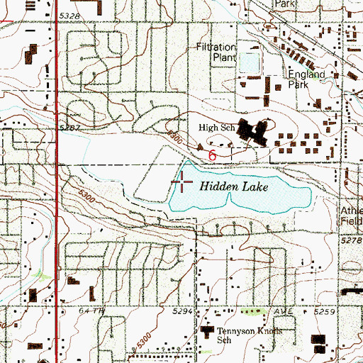 Topographic Map of Mayham Lake, CO