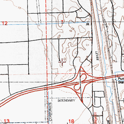 Topographic Map of Arena Christian Center, CA