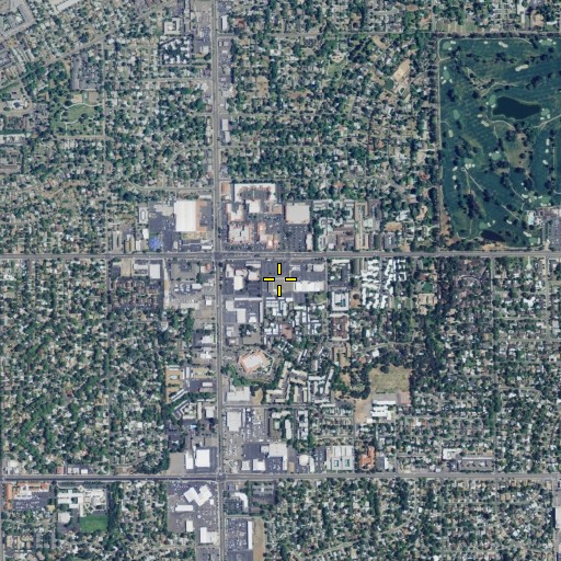Aerial/Satellite Image of Taylor Shopping Center, CA