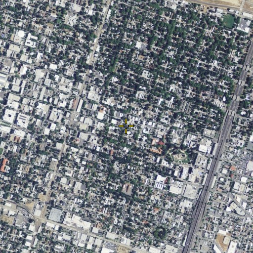 Aerial/Satellite Image of Sacramento Branch Reorganized Church of Jesus Christ of Latter Day Saints, CA