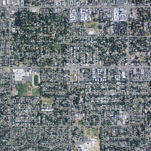 Aerial/Satellite Image of El Camino Plaza Shopping Center, CA