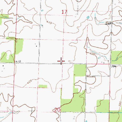 Topographic Map of Shorb School (historical), IL