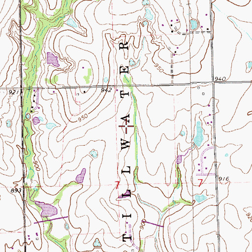 Topographic Map of Township of Stillwater, OK