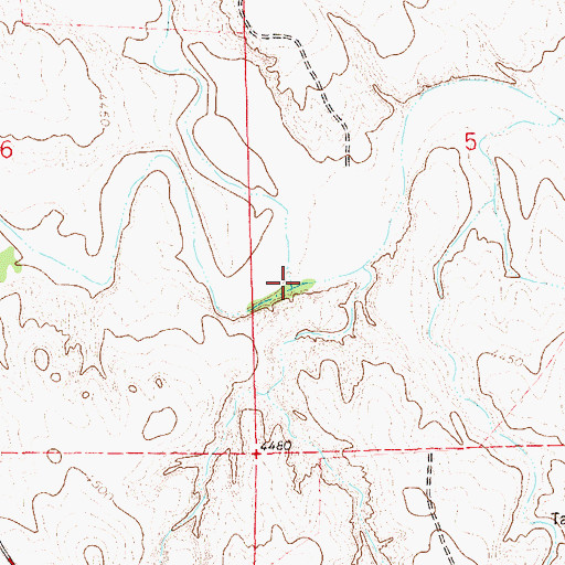 Topographic Map of North Pawnee Creek, CO
