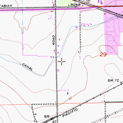 Topographic Map of Ceciliani Park, CA