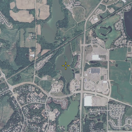 Aerial/Satellite Image of Lake Jonathan, MN