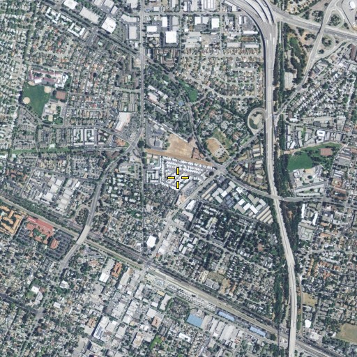 Aerial/Satellite Image of Travelodge Mobile Home Park, CA