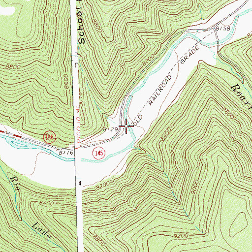 Topographic Map of King's Ranch (historical), CO