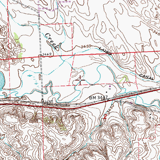 Topographic Map of Bloom Creek, CO