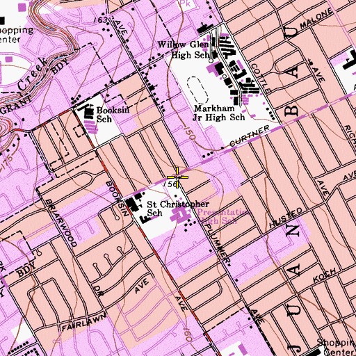 Topographic Map of Kingdom Hall of Jehovahs Witnesses, CA
