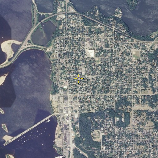 Aerial/Satellite Image of First Presbyterian Church, WI
