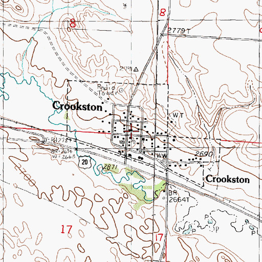 Topographic Map of Zion Lutheran Church Missouri Synod, NE