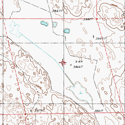 Topographic Map of Lulu Post Office (historical), NE