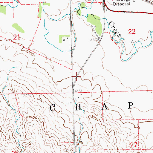 Topographic Map of Interchange 85, NE