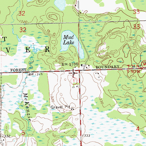 Topographic Map of First Apostolic Church, WI