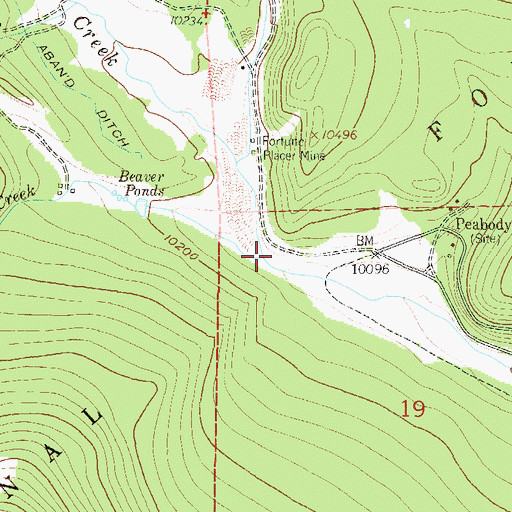 Topographic Map of South Tarryall Creek, CO