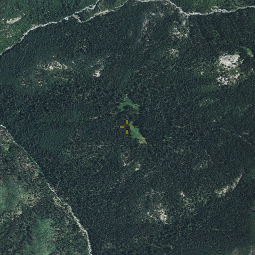 Aerial/Satellite Image of Redwood Meadows Ranger Station, CA