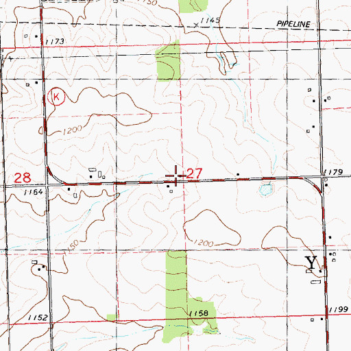 Topographic Map of Merryvale School (historical), WI