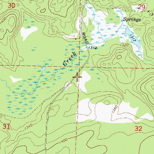 Topographic Map of Camp Ten, WI