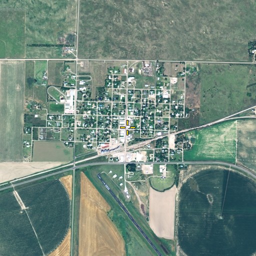 Aerial/Satellite Image of Wallace Medical Clinic, NE