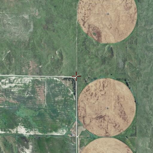 Aerial/Satellite Image of Marengo Post Office (historical), NE