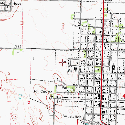 Topographic Map of Max Addition Park, NE
