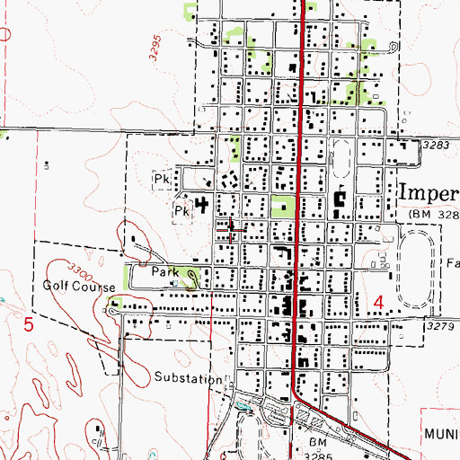 Topographic Map of Heartland Counseling Clinic, NE