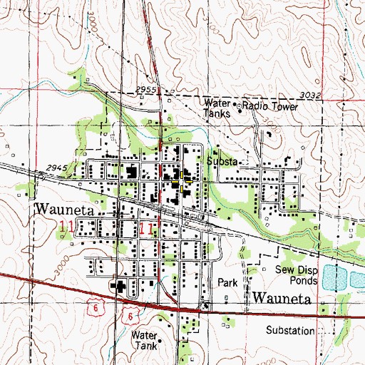 Topographic Map of Frenchman Valley Co-op Elevator, NE
