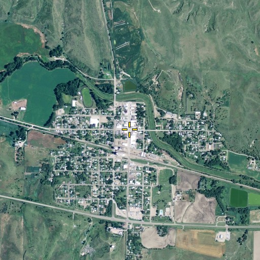 Aerial/Satellite Image of Church of the Nazarene, NE