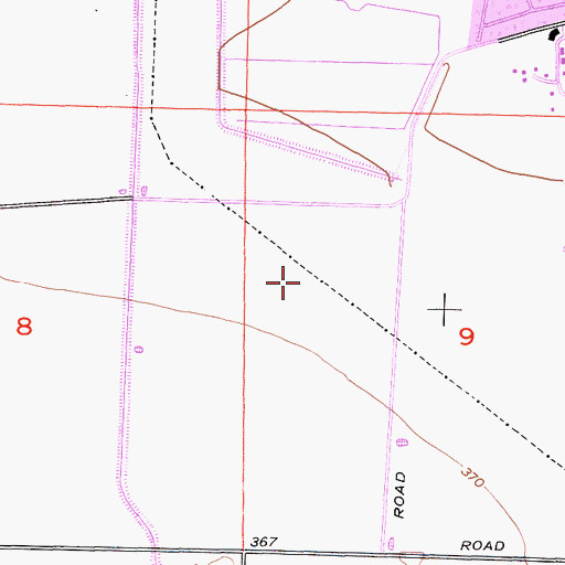 Topographic Map of Laurelglen Elementary School, CA