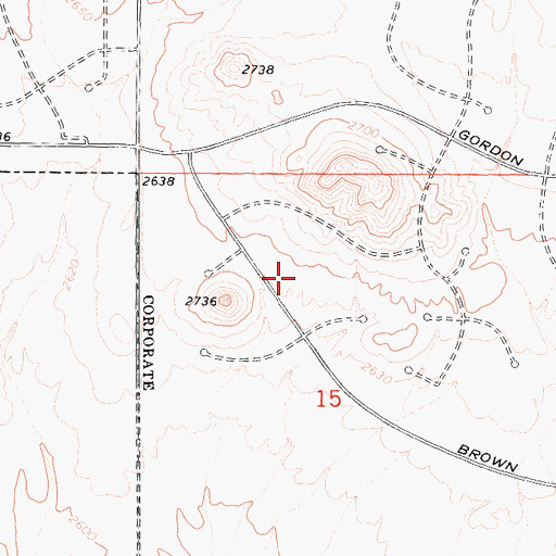 Topographic Map of I Park, CA