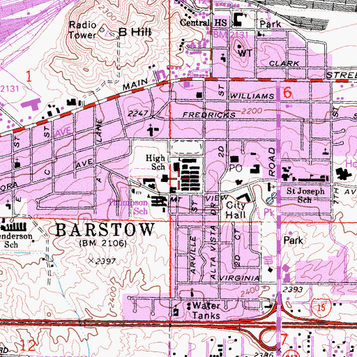Barstow High School, CA