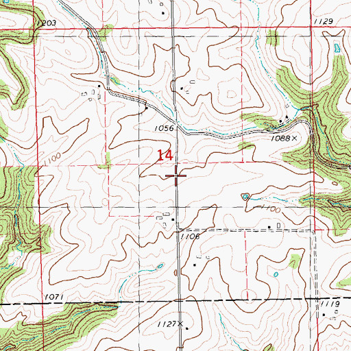 Topographic Map of Bishop School (historical), WI