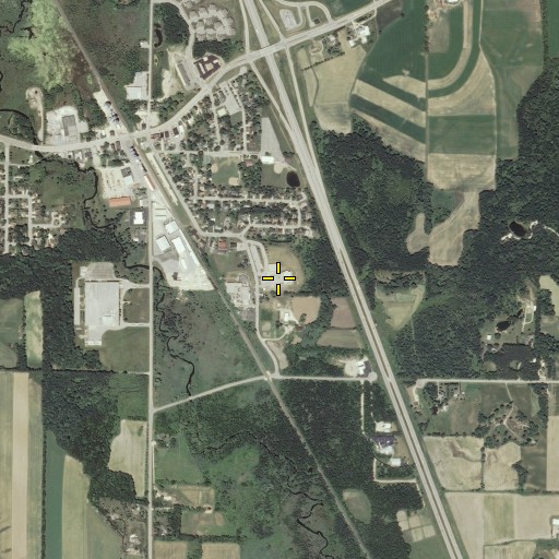 Aerial/Satellite Image of Allenton Elementary School, WI