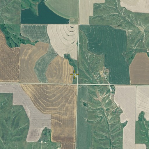 Aerial/Satellite Image of Saint Ann Post Office (historical), NE