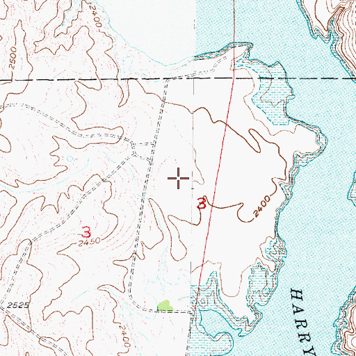 Topographic Map of Medicine Creek State Wildlife Management Area, NE