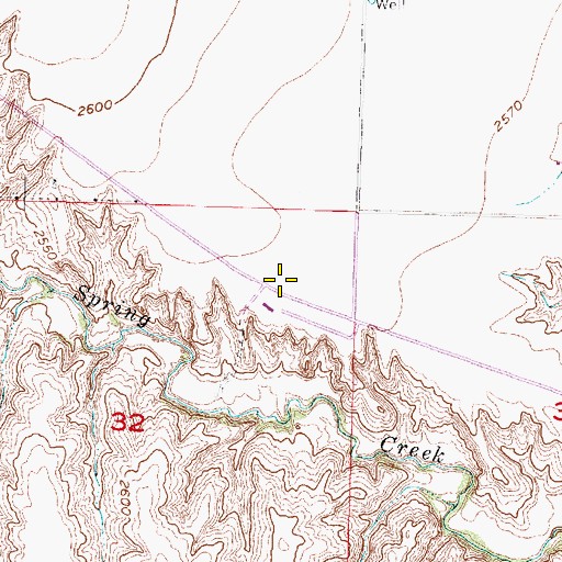 Topographic Map of Stockville Historical Marker, NE