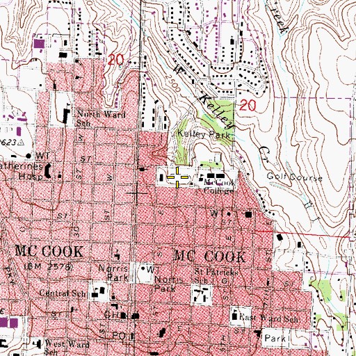 Topographic Map of Weiland Field, NE