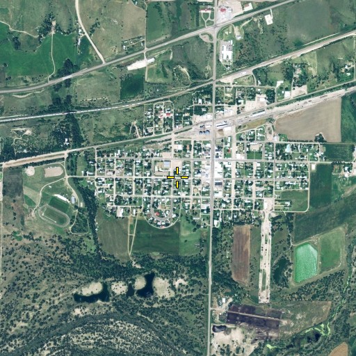Aerial/Satellite Image of United Church of Christ Congregational, NE
