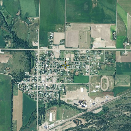 Aerial/Satellite Image of Saint Johns Lutheran Church, NE