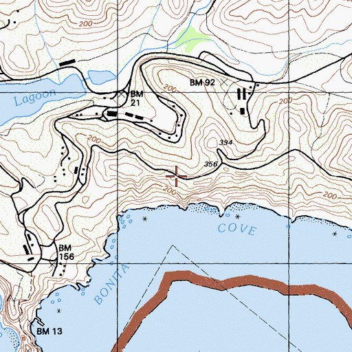 Topographic Map of Clydes Ridge, CA