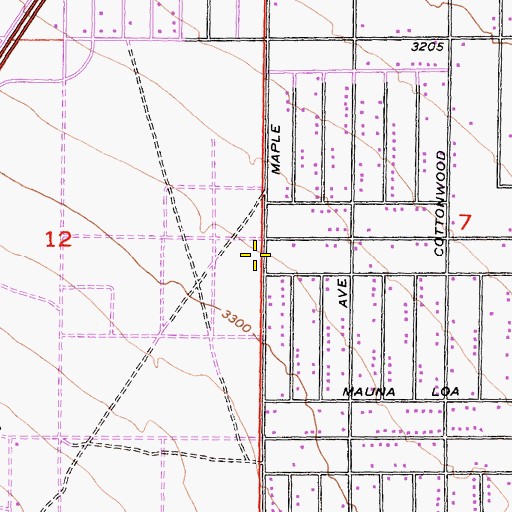 Topographic Map of The Church of Jesus Christ of Latter Day Saints, CA