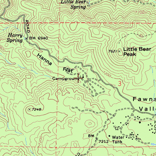 Hanna Flat Campground, CA