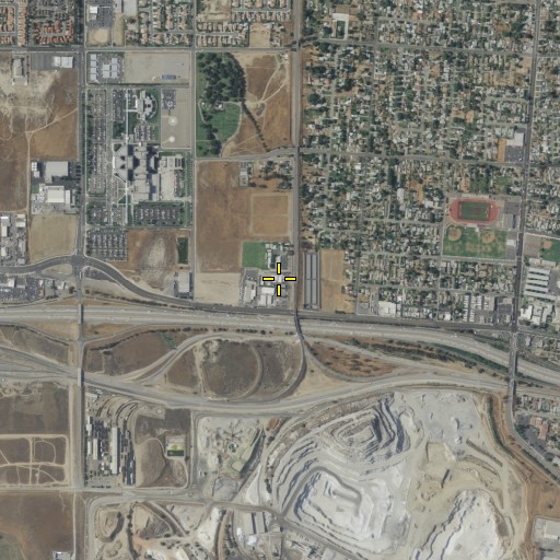 Aerial/Satellite Image of Slover Mountain High School, CA